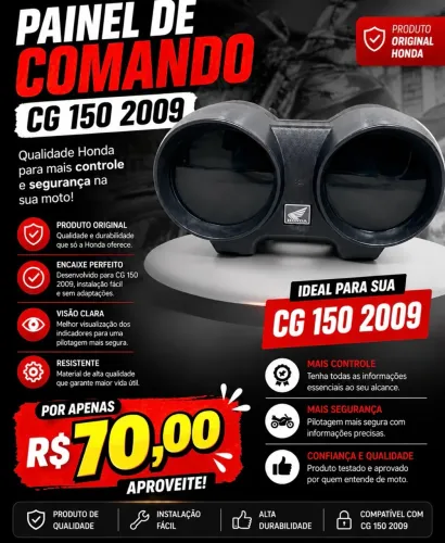 Painel de comando CG 150 2009
