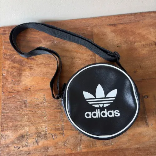 Bolsa Adidas Preta Adicolor Redonda