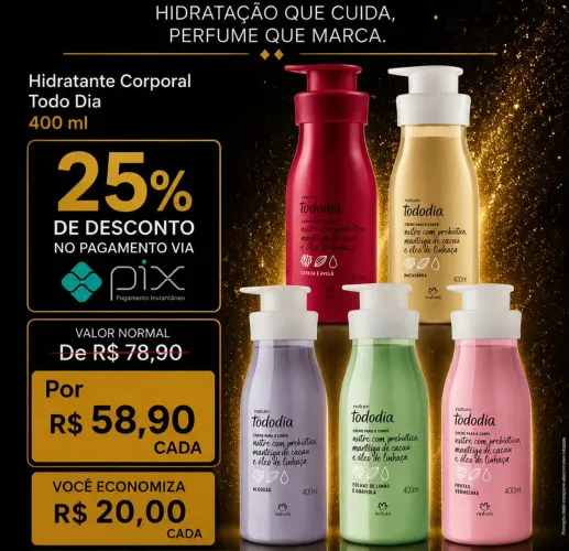 Natura Hidratante Corporal Todo Dia 400ml