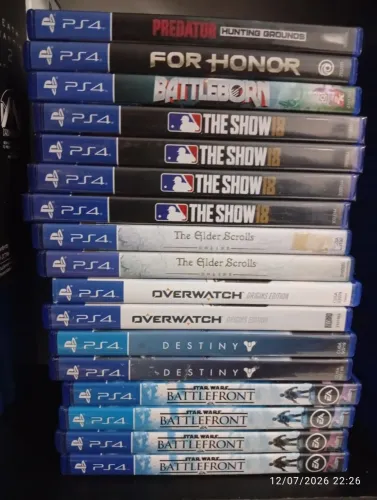 Lote 17 jogos ps4