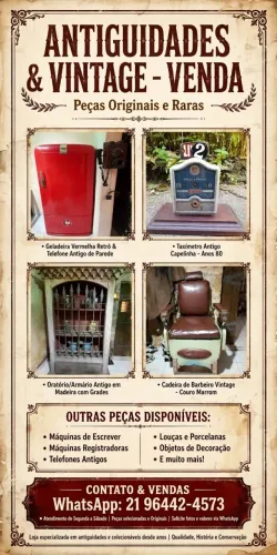 Antiguidade e vintage