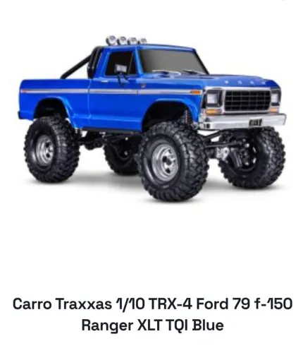 Carro Traxxas 1/10 TRX-4 Ford 79 f-150 Ranger XLT TQI Blue