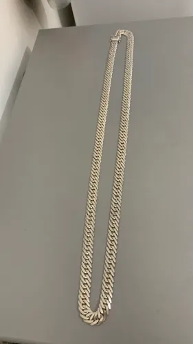 CORDÃO E PULSEIRA DE PRATA