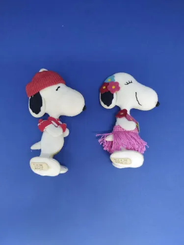 Snoopy e Belle colecionáveis anos 80/90