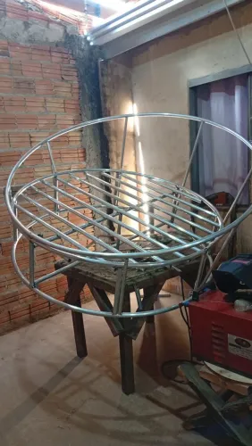 Chaise em corda náutica 