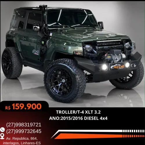 Troller T-4 4X4 3.2 20V TDI Cap. Rígida Diesel 2016
