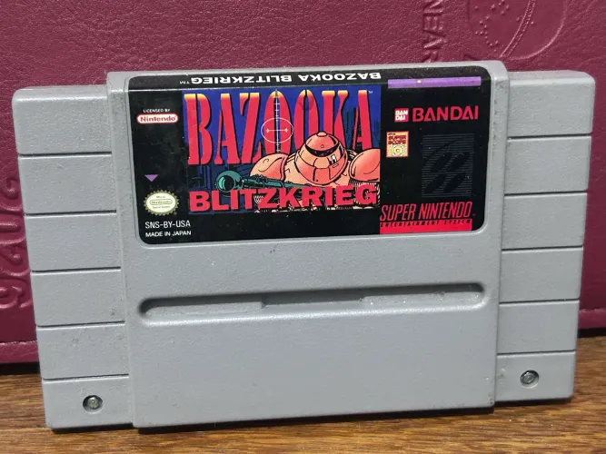 Bazooka Blitzkrieg Super Scoope bazuca Snes super Nintendo original