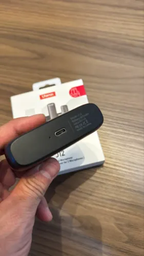 Microfone Lapela Sem Fio Ulanzi J12 Type-C (Duplo) - Seminovo na Caixa