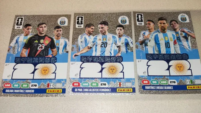 Cards ETERNOS Adrenalyn XL da Copa do Mundo 2026.