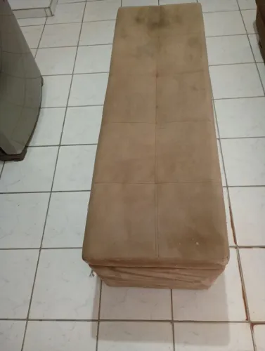 Baú em Suede marrom