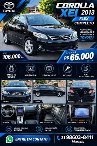 Toyota Corolla XEI 2.0 Flex 16V Aut. 2013