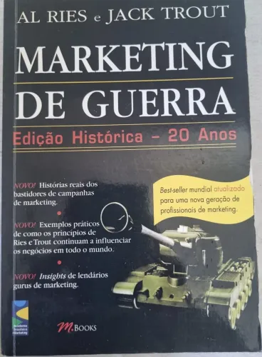 Livro Marketing De Guerra Edição Histórica 20 Anos M.books