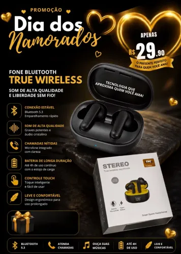 Fone bluetooth BomBonitoBarato