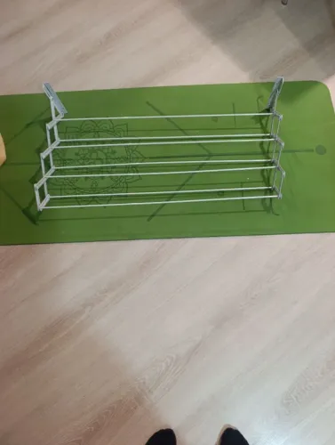 Varal de Parede Sanfonado 80cm Branco