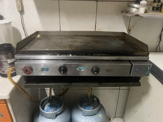 Chapa a Gás Profissional 2 Queimadores - Comercial
