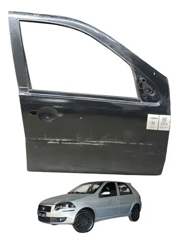 Porta Dianteira Direita Fiat Palio Elx 1.4 2008 A 2014 Dianteira Direita Preto