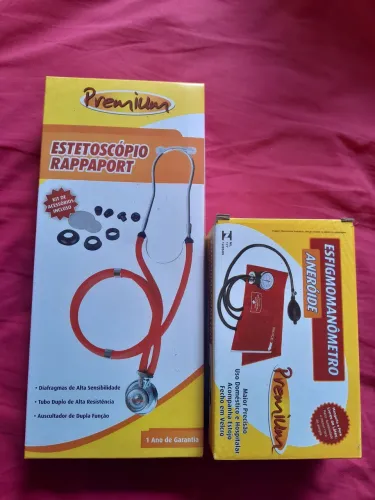 Kit Tensiometro com Estetoscópio Rappaport Premium 