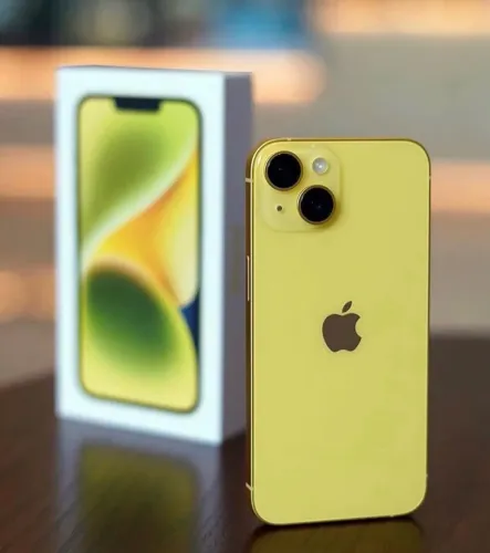 iPhone 14 128gb amarelo impecável com caixa original 