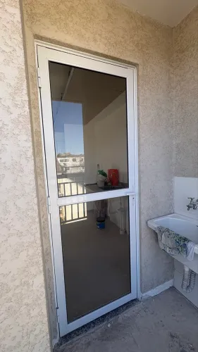 Porta em vidro | Branca