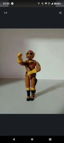 Gijoe Worms piloto do maggot anos 80, excelente estado.