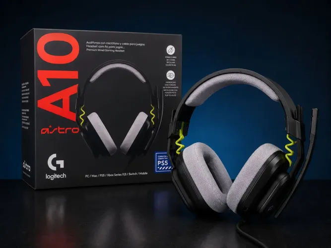 Headset Gamer Logitech Astro A10 com Microfone