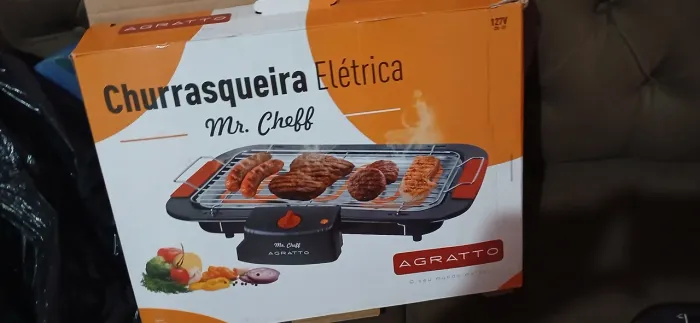 Churrasqueira elétrica mr cheff