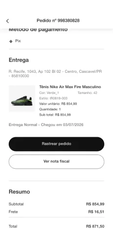 Tênis Nike Airmax Fire masculino