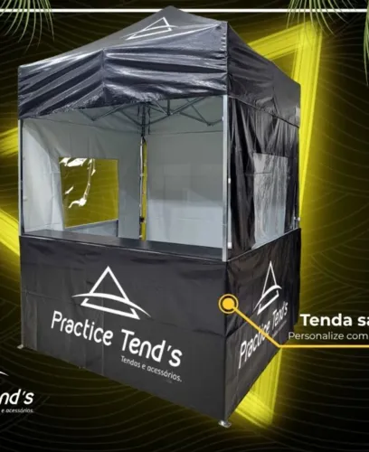 Tenda Pratice preta barraca