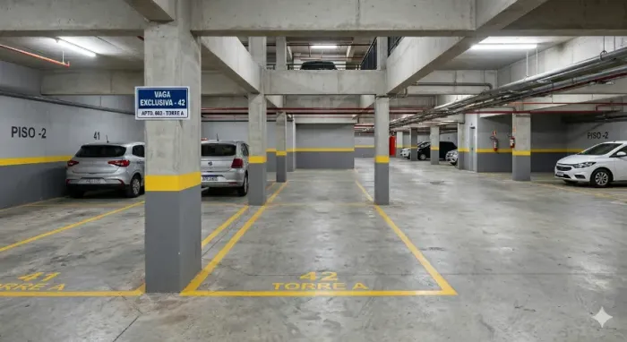 Alugo vaga de garagem - Rua Padre Café