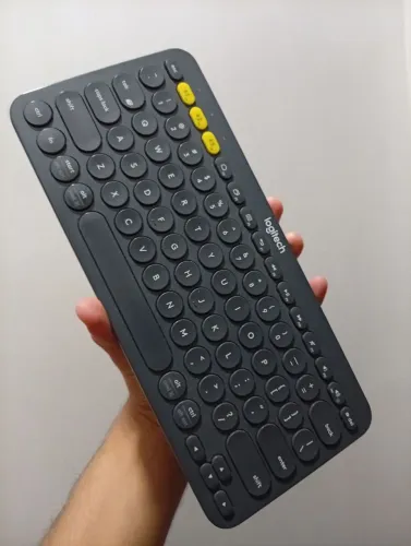 Teclado Bluetooth Logitech K380 - Cinza (Na Caixa / Excelente Estado)