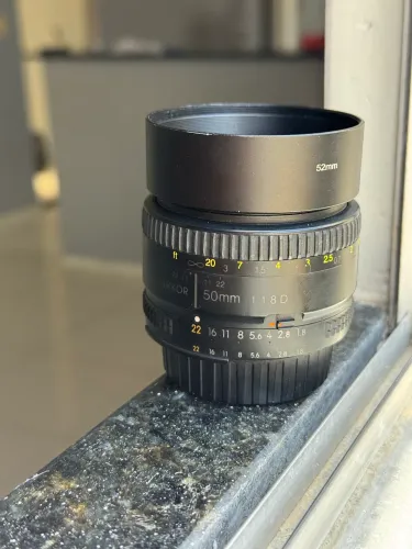 Lente Nikon 50mm f/1.8D