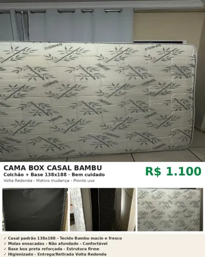 Cama Box casal