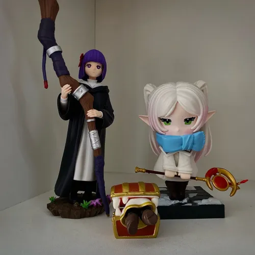 Action Figure Frieren E Fern - Sousou No Frieren (Kit / Colecionável)