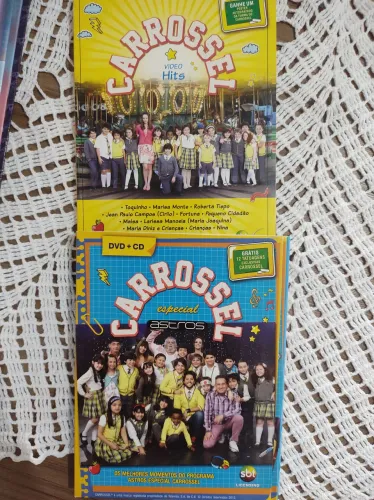 Dvd Carrossel videoclipes e Carrossel Astros 
