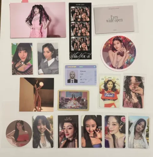 Lote 17 Photocards Oficiais PC Twice Sana Jihyo Mina Tzuyu Momo Dahyun Jeongyeon K-Pop