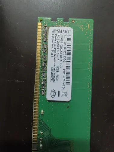 Memória DDR4 8GB de 2400mhz
