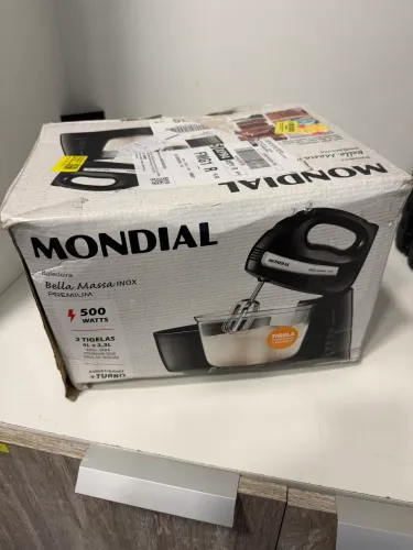 Batedeira Mondial Bella Massa Inox Premium 500W