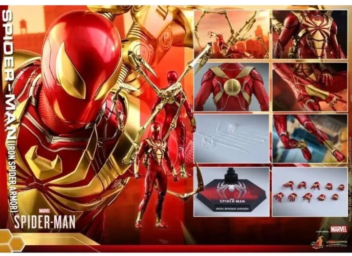 Hot Toys VGM38 Iron Spider Man Armor 1/6 homem aranha