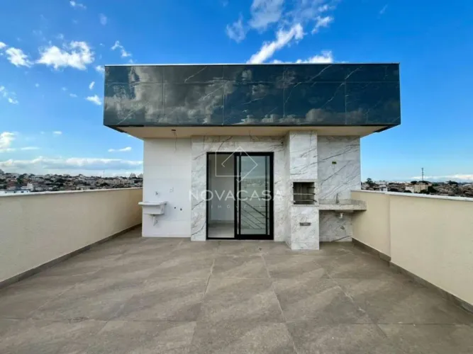 Cobertura com 2 dormitórios para alugar, 95 m² por R$ 3.900,01/mês - Santa Mônica - Belo H