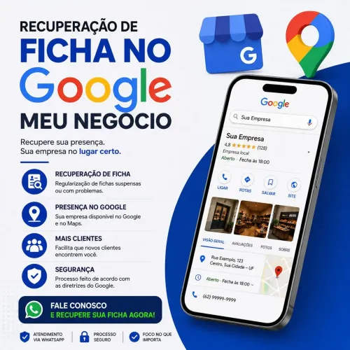 Recuperação de Ficha Google | Google Meu Negócio