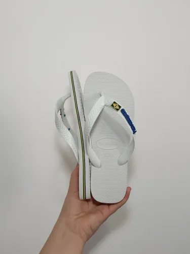 Havaianas Brasil Branco Personalizada Original