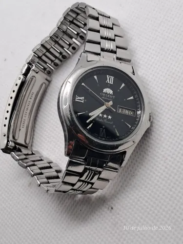 Relogio Orient 3 estrelas automático preto