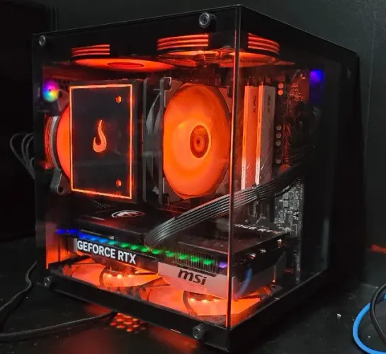 PC Gamer Ryzen 7 5700X + RTX 5070 12GB + 32GB | Nota Fiscal E Garantia