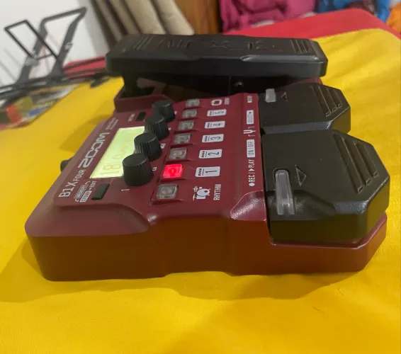 Zoom Pedal De Efeitos Para Baixo B1 Four Vermelho