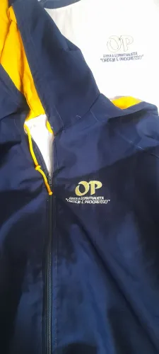 Uniforme Casaco ORDEM E PROGRESSO DE SANTOS TAMANHO P ADULTO E CAMISA COM MANGA CURTA TAM