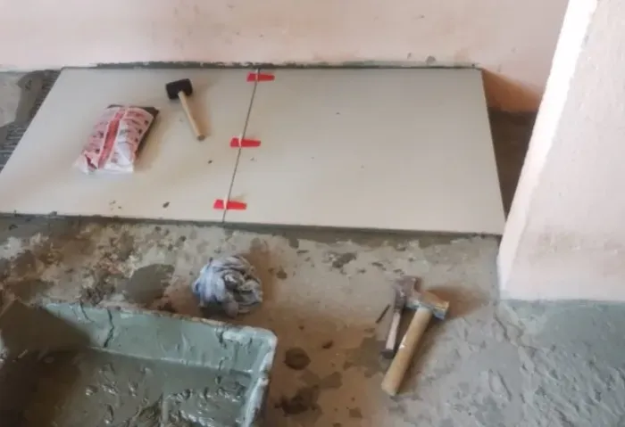 Colocação de piso