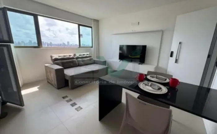 FLAT MOBILIADO - 1 QT SUÍTE - 36 M² - PARQUE DO CAIS - SÃO JOSÉ