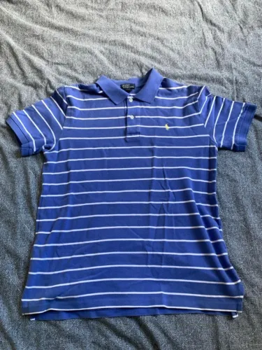 Polo Rauph Laurent Azul ORIGINAL Tam P-S R$150,00