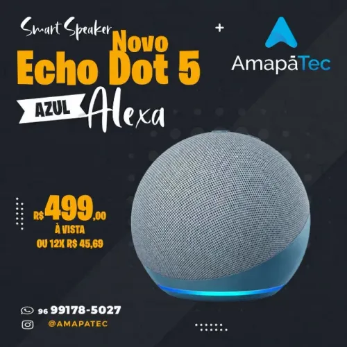 Echo Dot 5 Alexa Azul