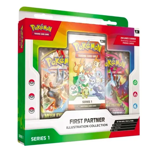 Parceiro Inicial Série 1(PT/BR), Coleção de Pokémon Kanto